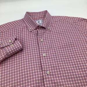 David Donahue Mens Long Sleeve Button‎ Up Shirt Size Large